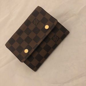 Louis Vuitton Passport Credit cards & Folded money PF.CP MODULABLE Damier Ebene